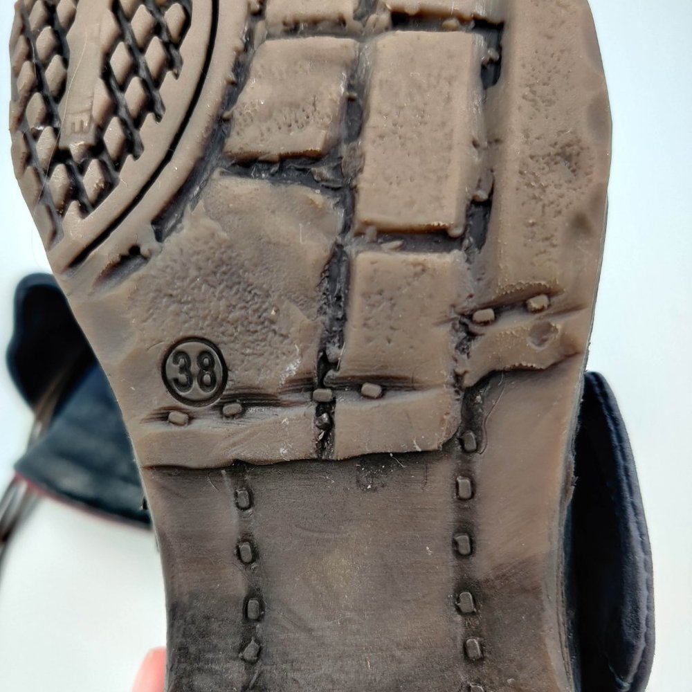 Free People A.S.98 Emerson Engineer Boots in Blue 38 7.5 8 - Picture 4 of 10